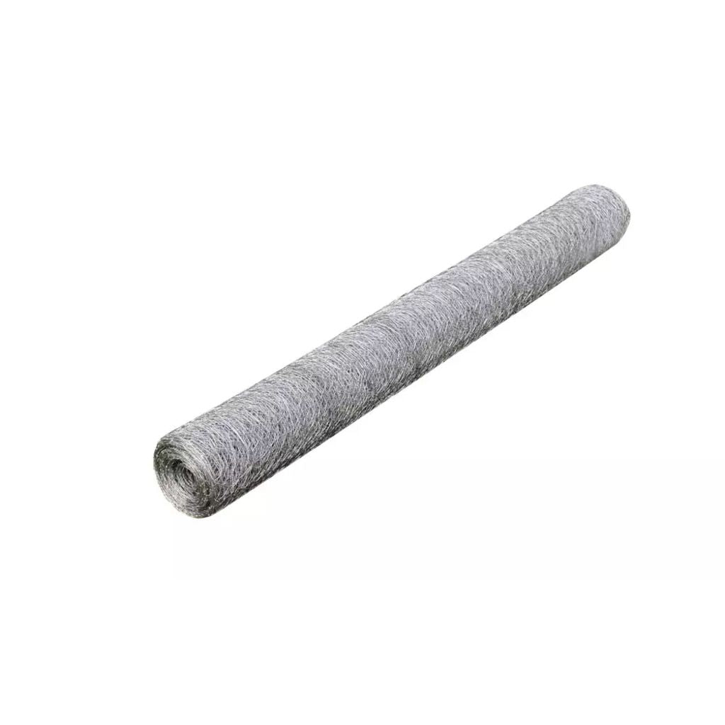 Andoer Chicken Wire Fence Galvanised Steel 82'x2' 5" Silver