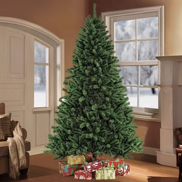 Puleo International 7.5 ft. Unlit Northern Fir Artificial Christmas Tree