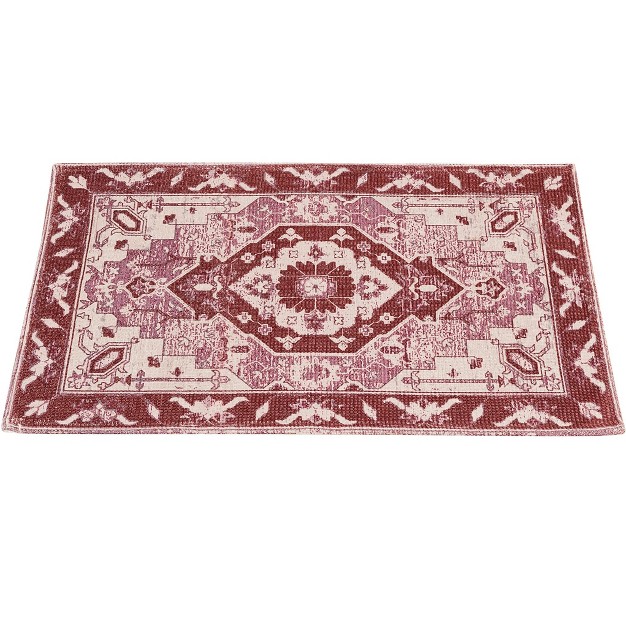 Collections Etc Medallion Area Rug