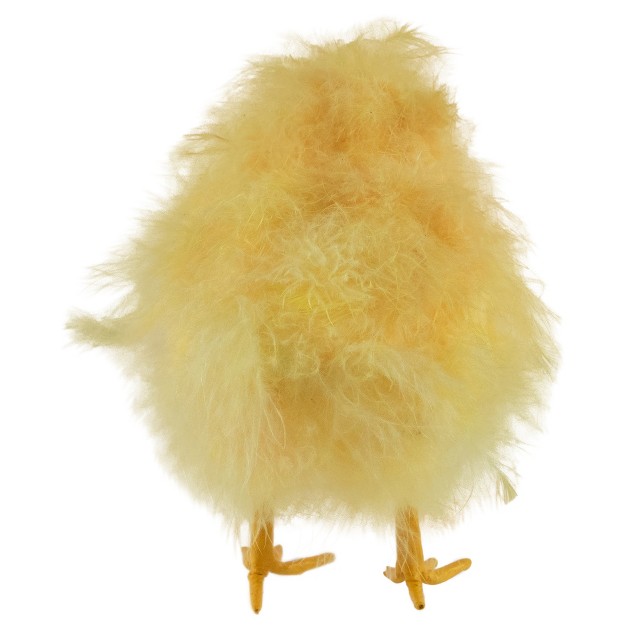 Northlight 5 Facing Forward Furry Chick Figure Yellow