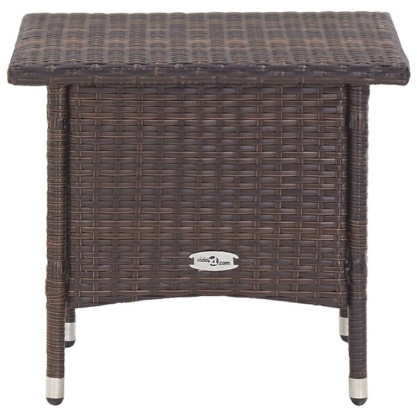 vidaXL Tea Table Brown 19.7