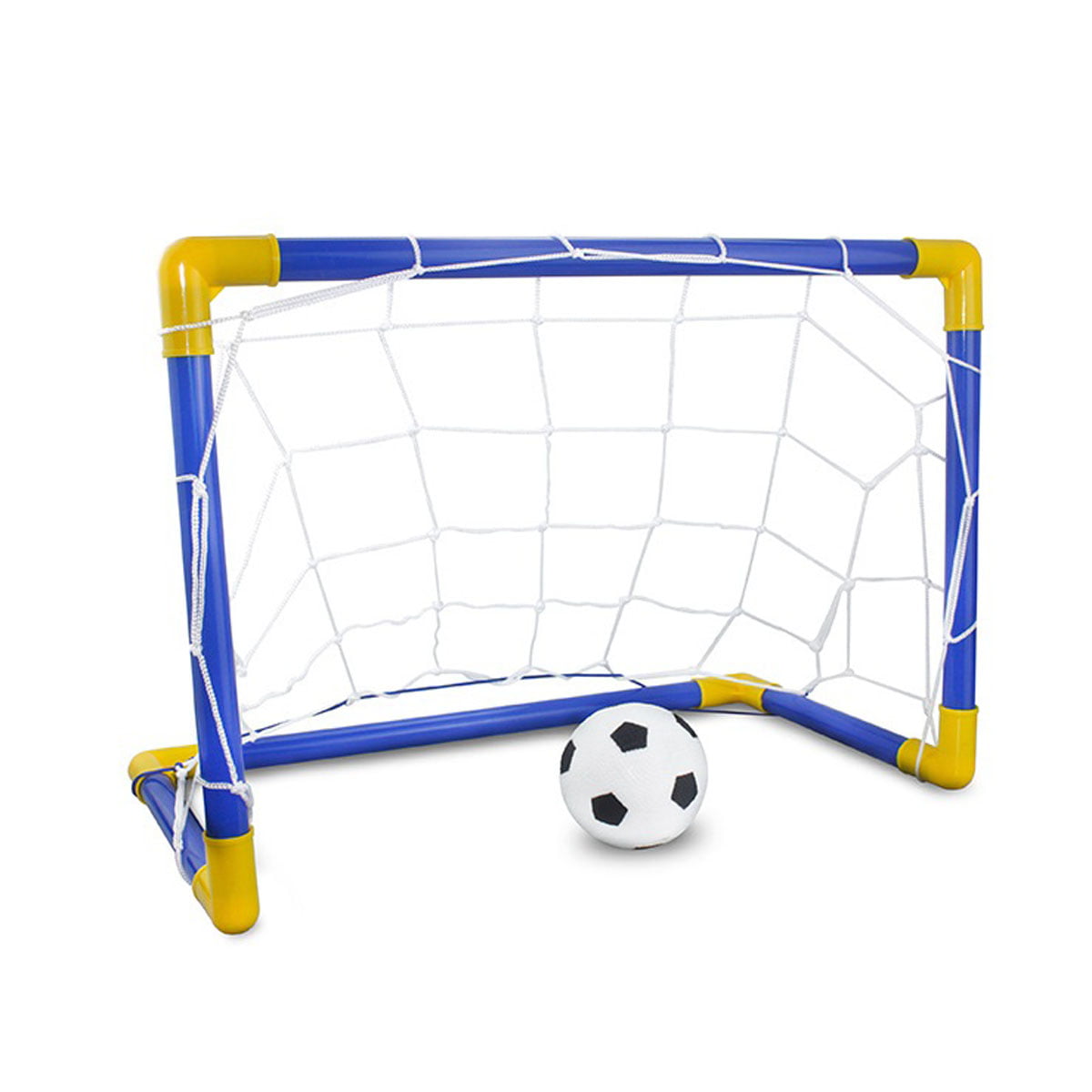 Kids Football Toy Folding Soccer Ball Goal Post Net Set Child Sport Game Toys Football Play Kit