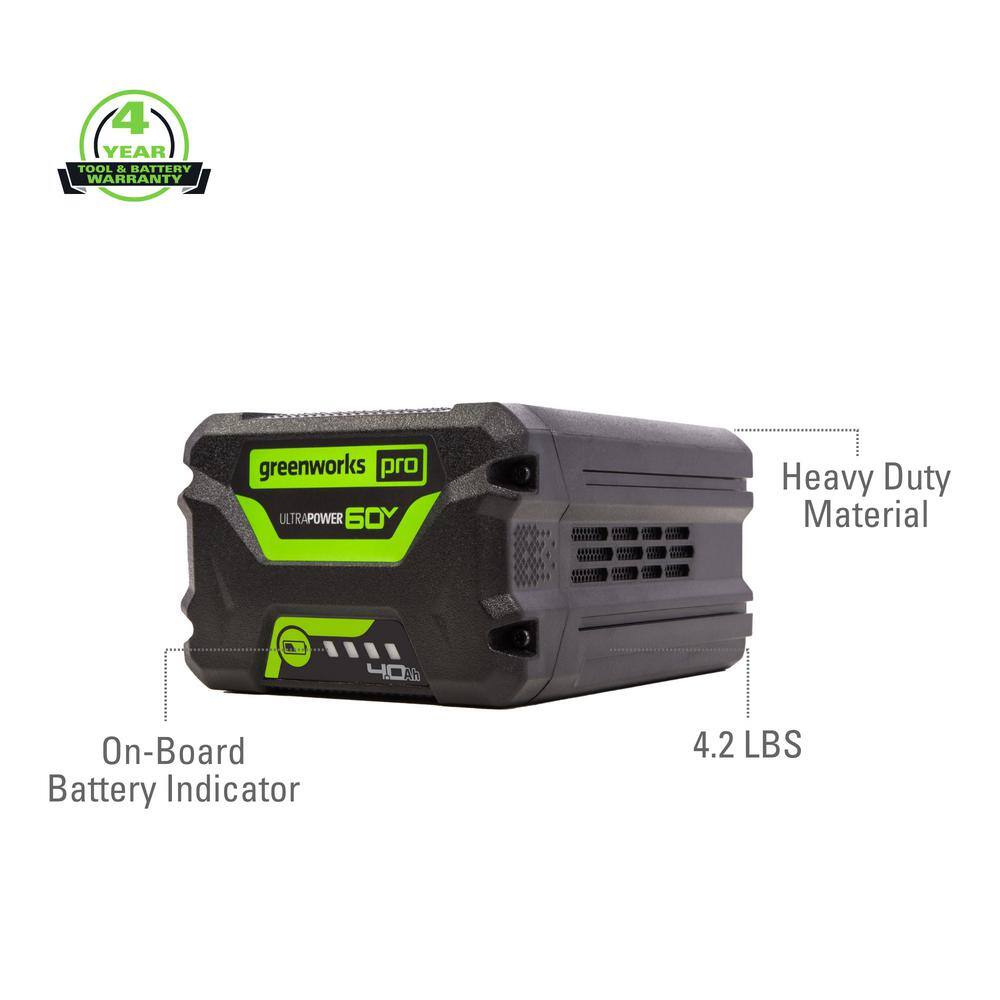 Greenworks PRO 60V 5.0 Ah Battery LB605