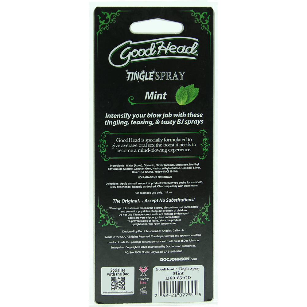 GoodHead Mint Tingle Spray in 1oz/29ml