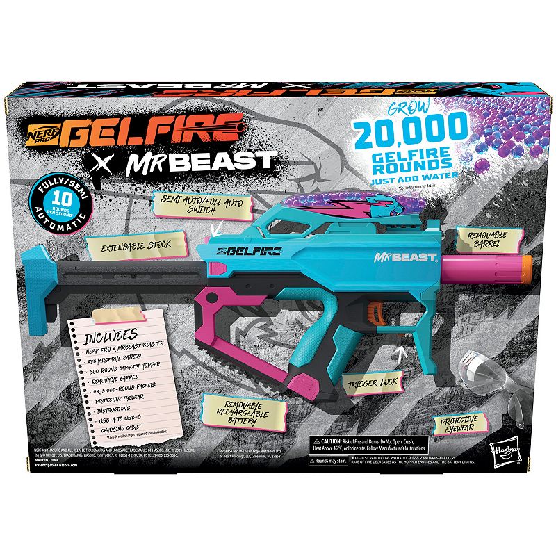 Nerf Pro Gelfire Mr. Beast Blaster