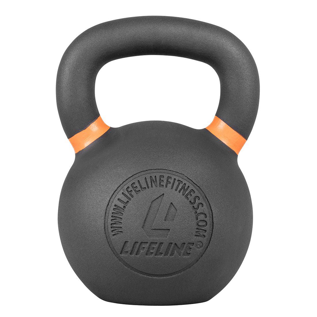 Lifeline USA 62 lb CastIron Single Orange Kettlebell  Crowdfused