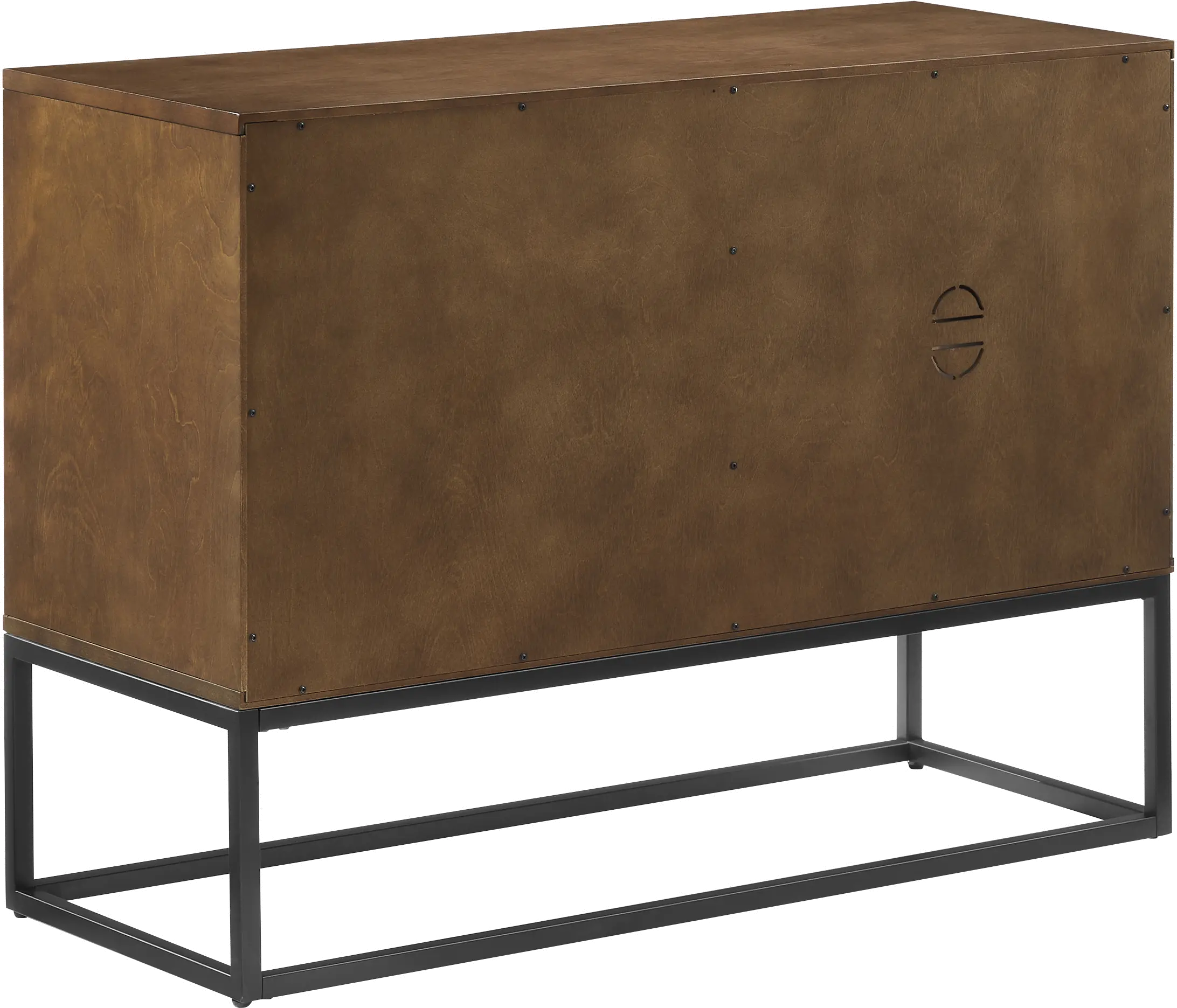 Byron Media Console with Black Base