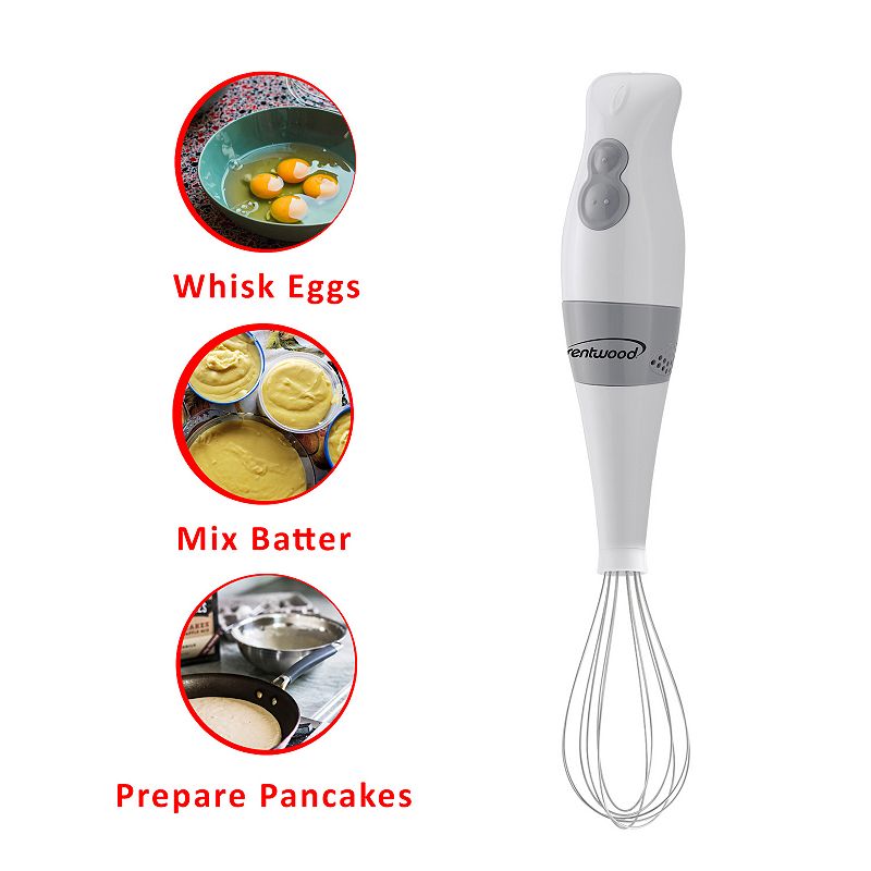 Brentwood 2 Speed Hand Blender with Balloon Whisk