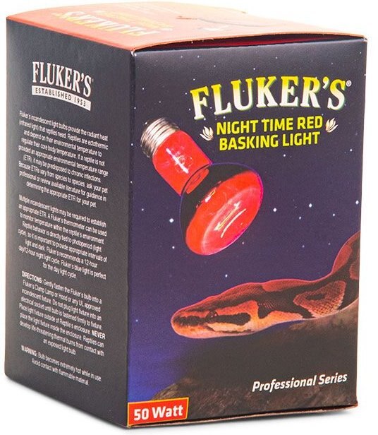 Fluker's Night Time Red Reptile Basking Light