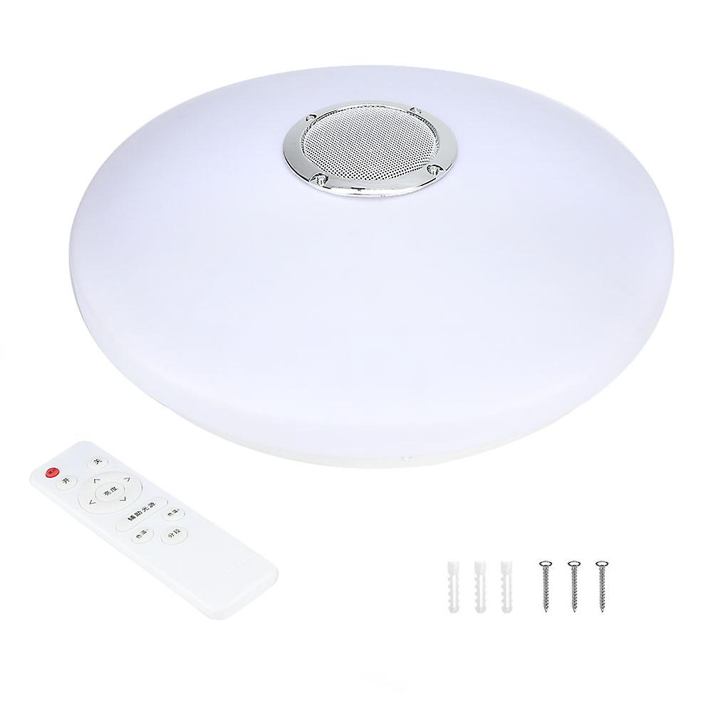 Led Rgb Ceiling Light With Bluetooth Speaker For Bedroom Living Rom Remote Dimming + Mobile Phone App Control 36w220v