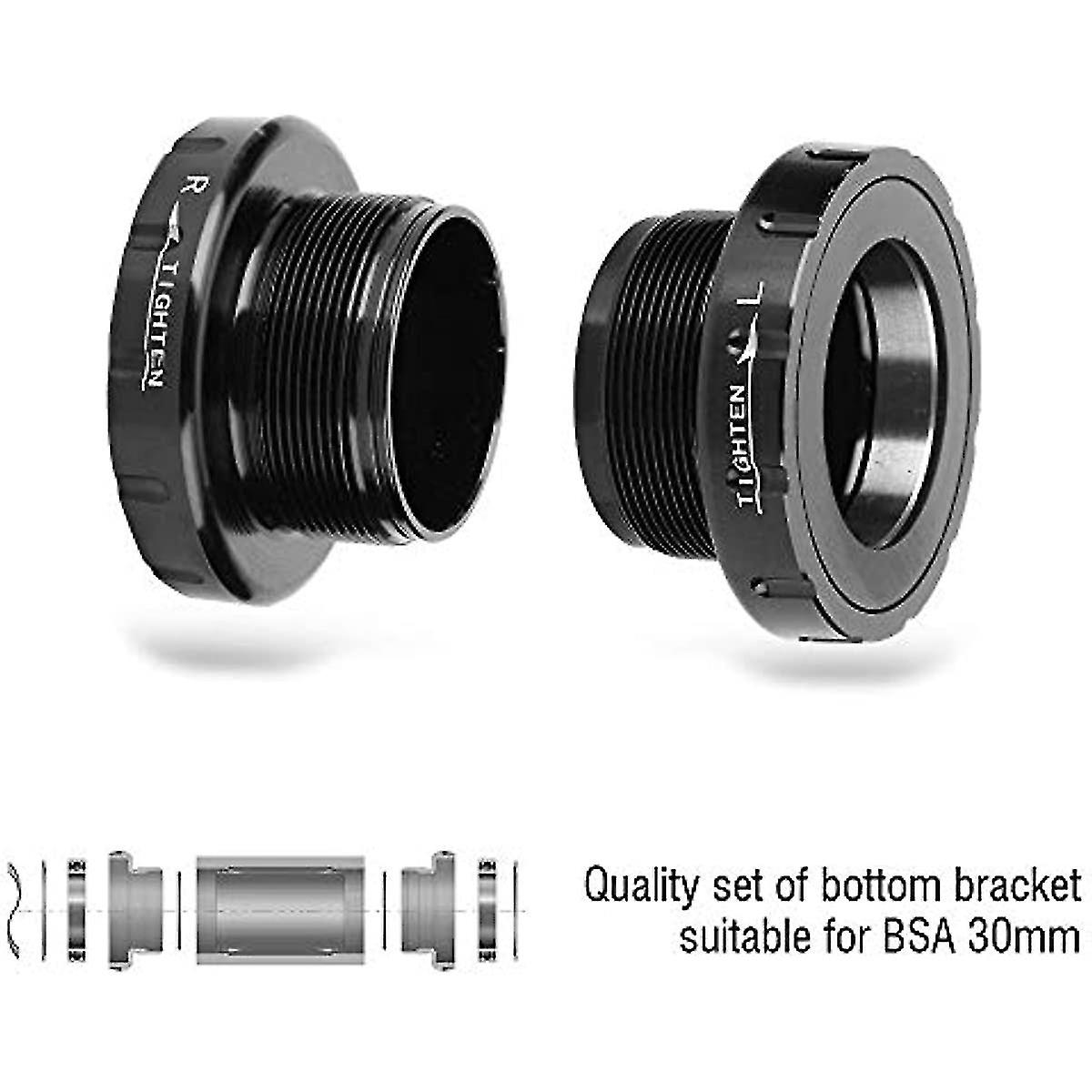 Vicfund Bsa30 30mm Cycling Road Bike Bottom Brackets Bearing Outer Cone For Sramfsarotorraceface