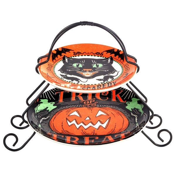 Certified International Scaredy Cat 2 Tier Server Set