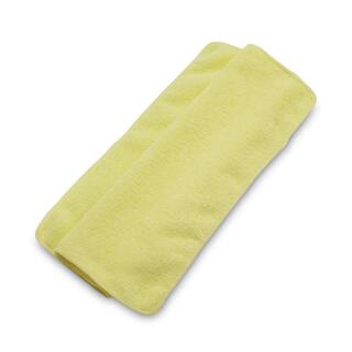 Rubbermaid Commercial Products 16 in. x 16 in. Light Commercial Yellow Microfiber Cloth (24-Count) RCP1820584