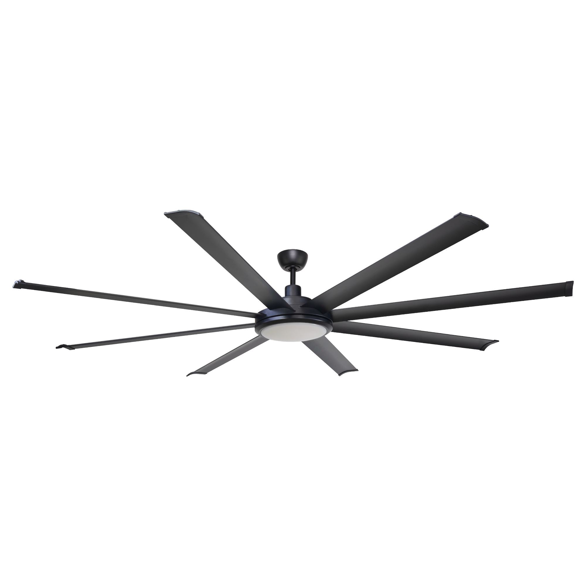 Ceiling Fan with Lights Remote Control Black Ceiling Fan with LED Light, 8 Blades, 75 inch