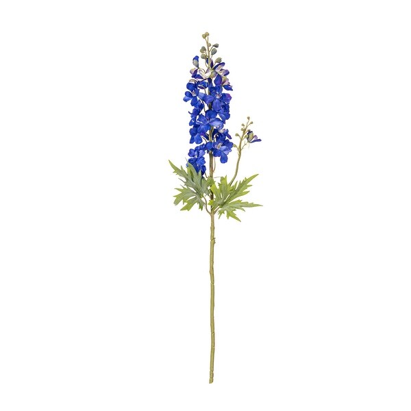 Vickerman 33 Artificial Cobalt Larkspur Spray. 3 Stems In A Bag.