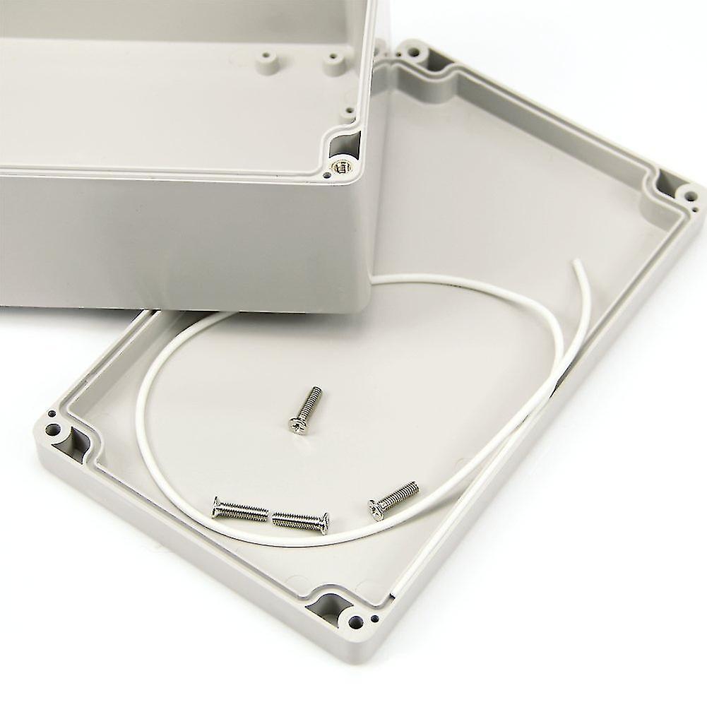 Gray-white Waterproof Plastic Project Box Enclosure 200*120*75mm