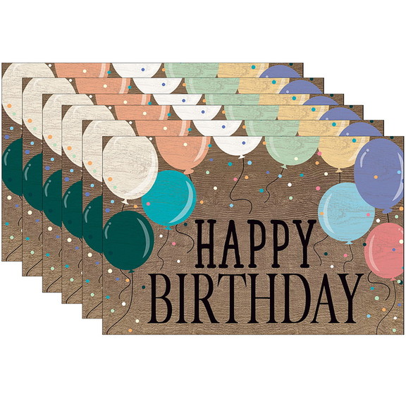 Teacher Created Resources TCR8531 6 Happy Birthday...