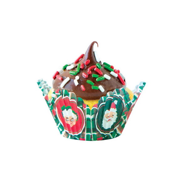 Fox Run 7185 Merry Christmas Tulip Bake Cups  24 C...