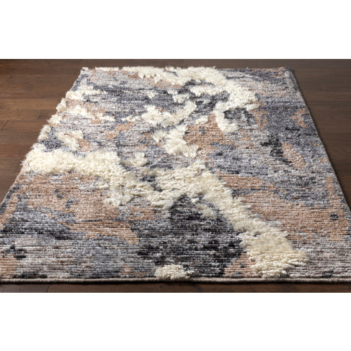 Socrates Abstract Wool Cream Rug