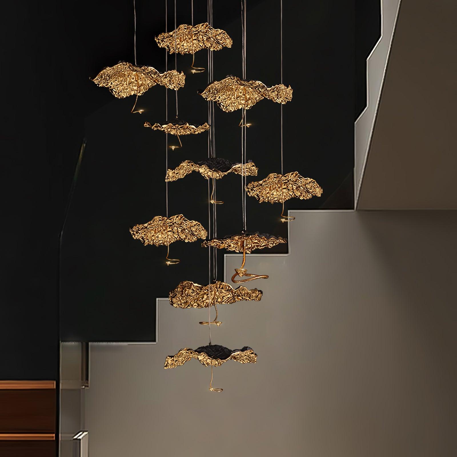 Brass Aviary Constellation Chandelier