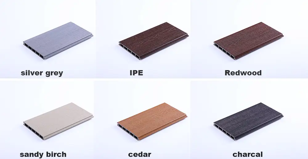 Modern wpc board easy install wood plastic composite wall panel fence panel