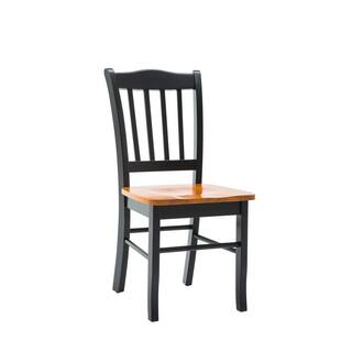 Boraam 5-Piece Black and Oak Dining Set 80536