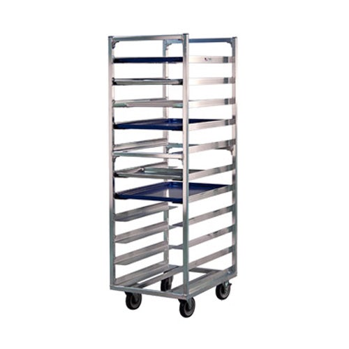 New Age Industrial 1336 Mobile Roll-In Refrigerator Universal Rack， 11-Pan Capacity