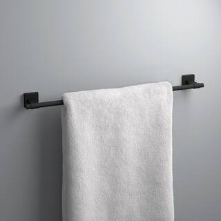 Franklin Brass Maxted 24 in. Towel Bar in Matte Black MAX24-MB-R