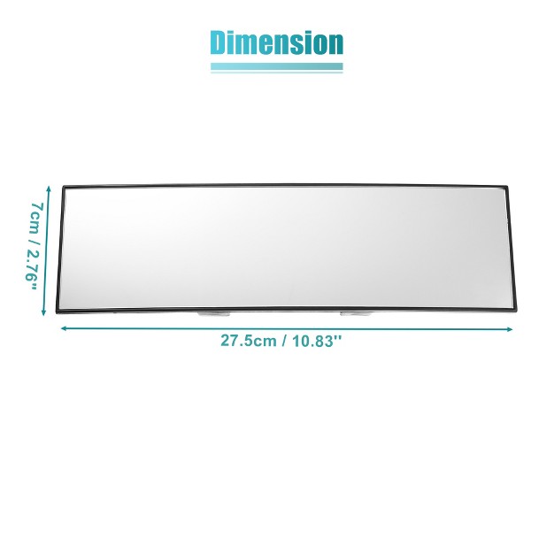 270mm Interior Rear View Mirror Fit Wide Angle Panoramic Clear Convex Surface