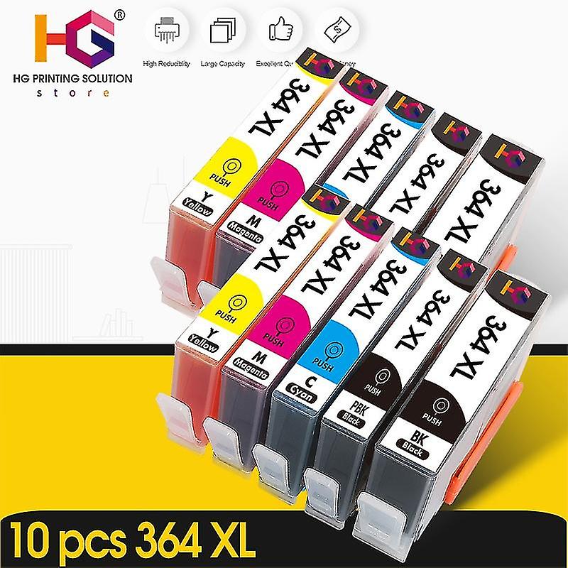 Born Pretty Ink Cartridge For Hp364xl Hp 364 Xl For Hp Photosmart 5510 5515 6510 B010a B109a B209a Deskjet 3070a Hp3