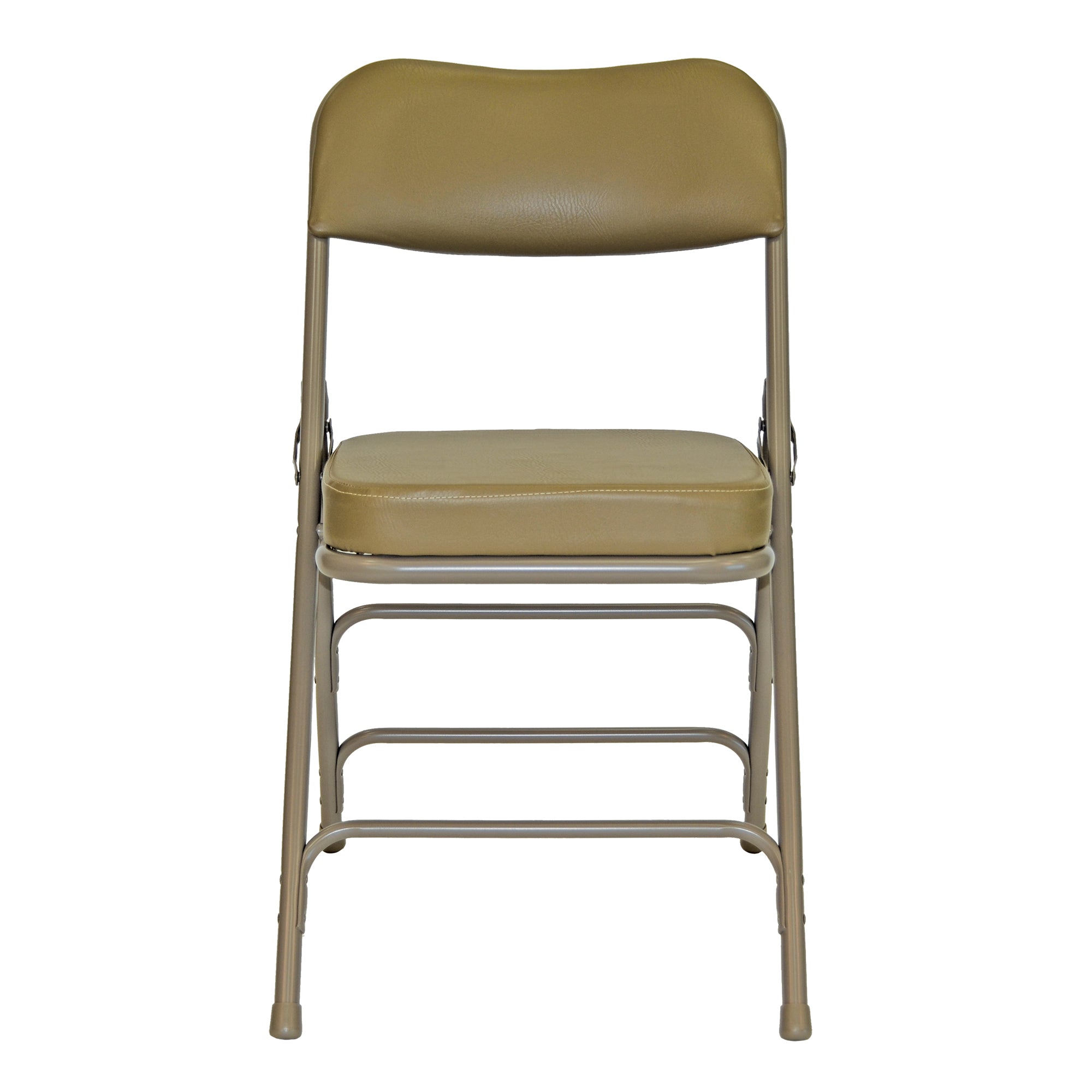 Chair - Rhino 2" Vinyl Padded Folding - Beige (2/Box)