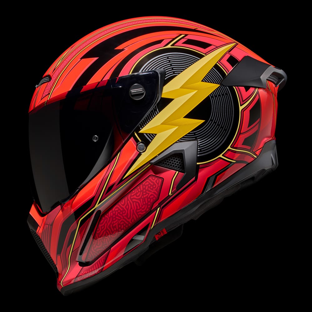 Ruroc |  ATLAS 4.0 The Flash | Full Face Bluetooth Motorcycle Helmet | Ruroc