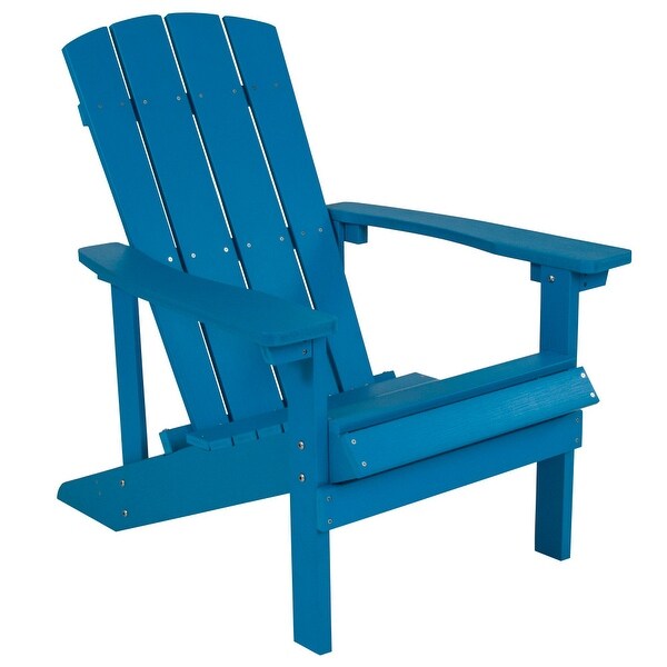 Outdoor AllWeather Poly Resin Wood Adirondack Chair