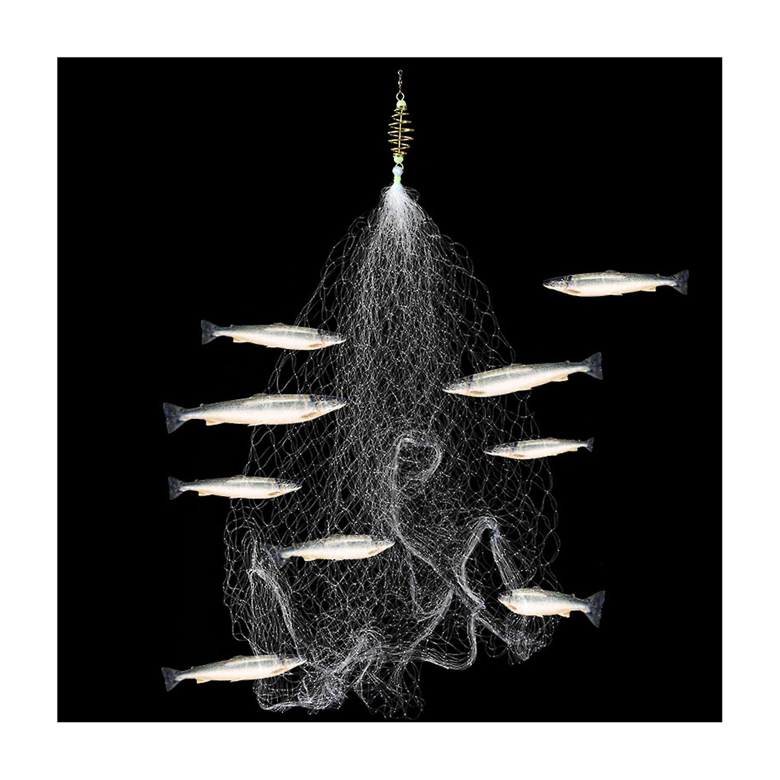 Fishing Net 5/7/9/11/13 Mesh Sticky Net Outdoor Fishing Tackle Spring Shoal Fish Net  Fishing