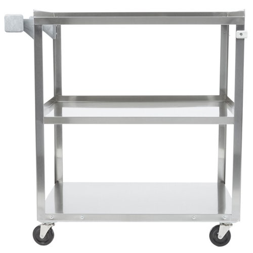 Vollrath 97126 Three Shelf Stainless Steel Utility Cart， 400 lb. Weight Capacity， 30 7/8