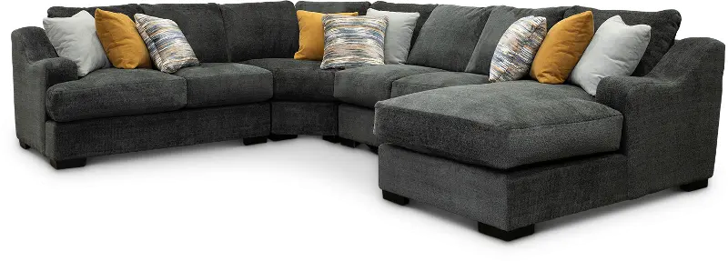 Challenger Gray 4 Piece Sectional