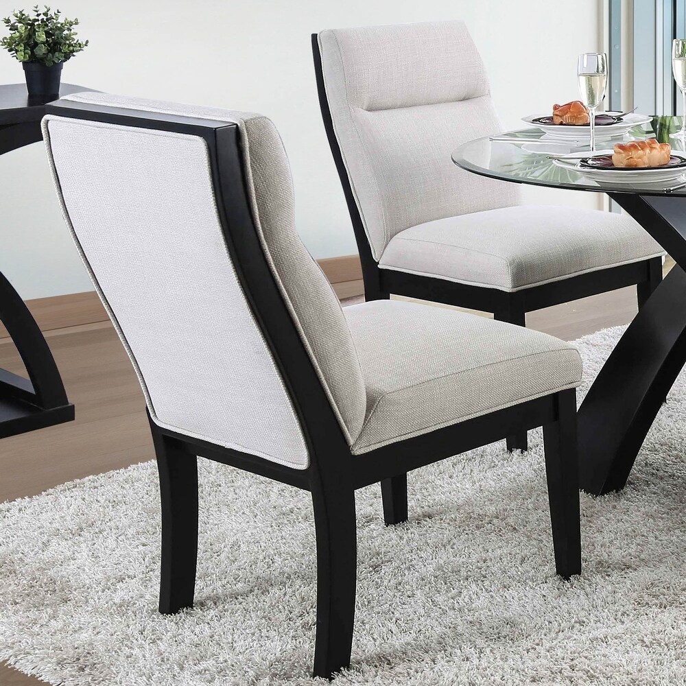 Zibo Contemporary Black 5 Piece Dining Set by Furniture of America