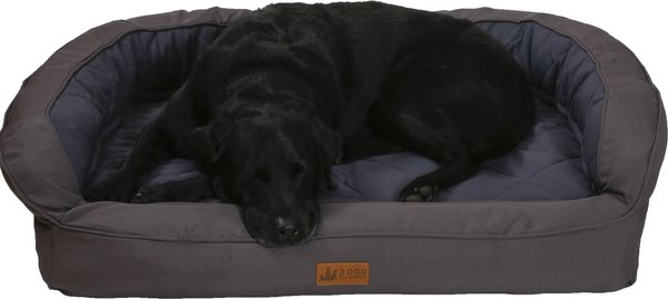 3 Dog Pet Supply EZ Wash Softshell Orthopedic Bolster Dog Bed w/Removable Cover