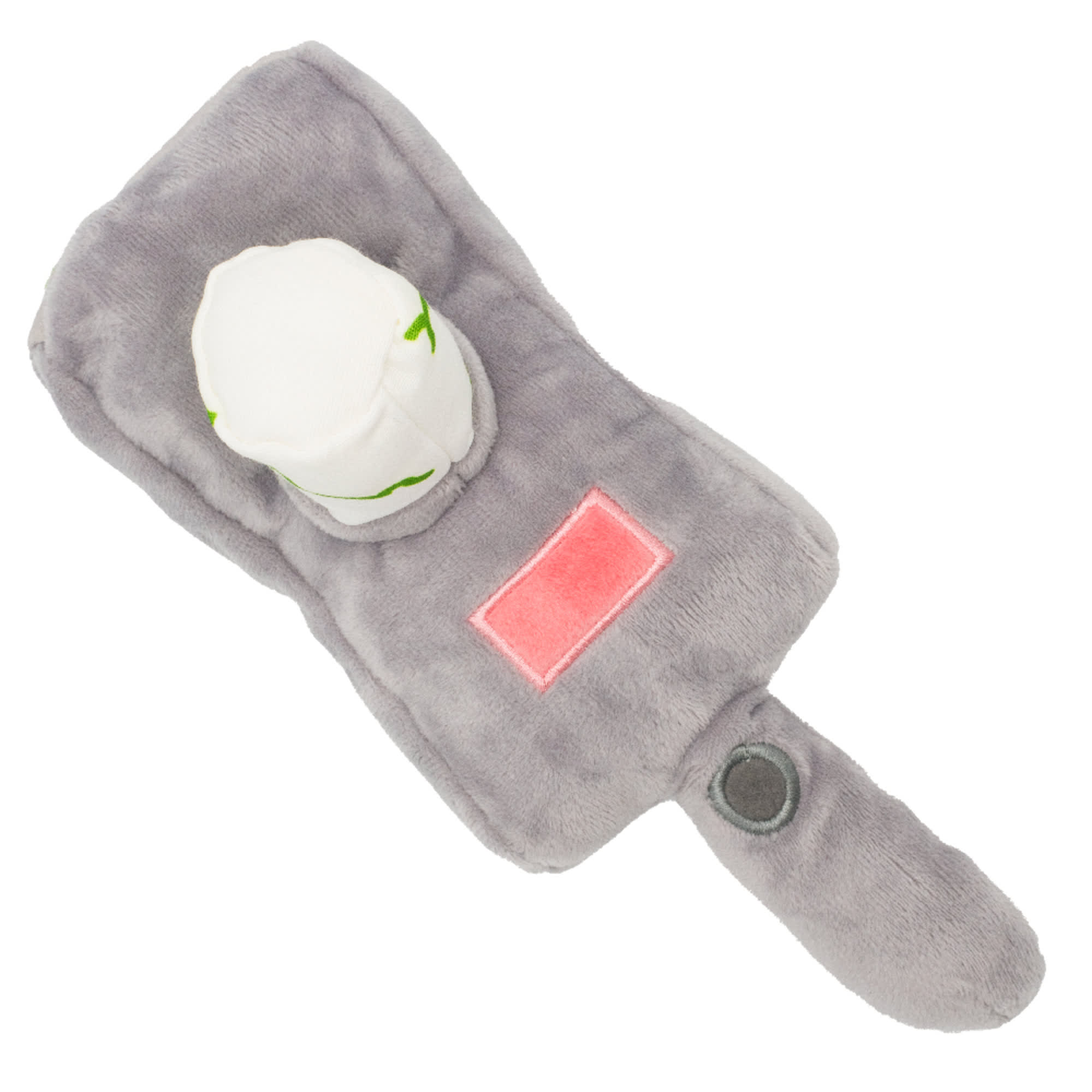 Buckle-Down Comedy Rick and Morty Portal Gun Plush Squeaker Dog Toy， Large