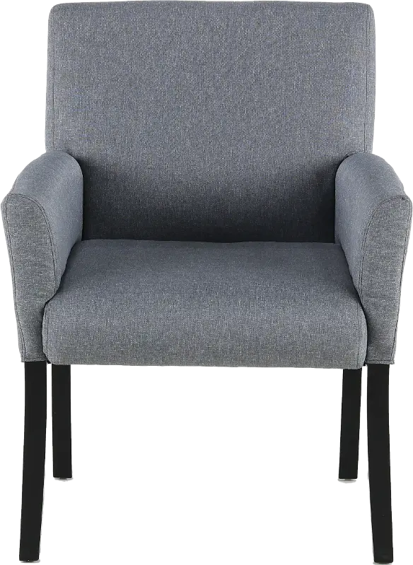 Contemporary Gray Guest Chair