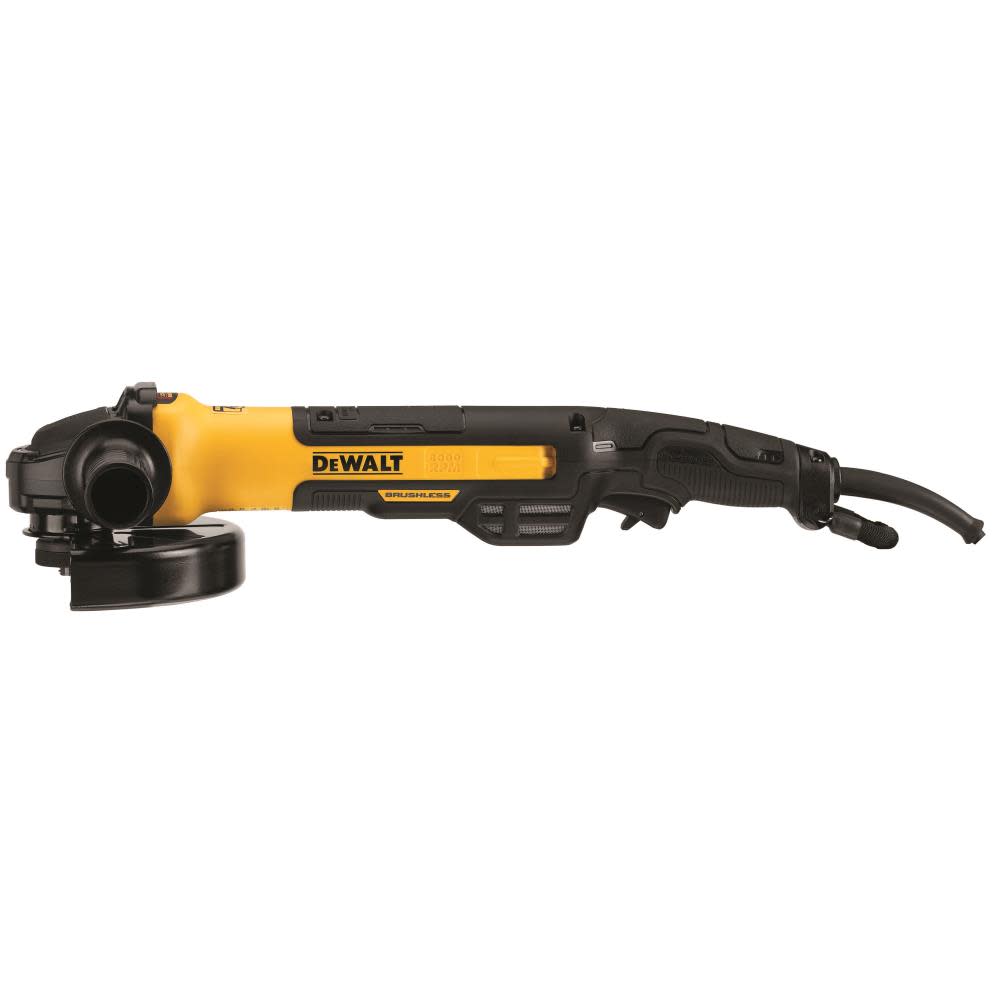 DEWALT 7 Small Angle Grinder Rat Tail with Kickback Brake No Lock On DWE43840CN from DEWALT