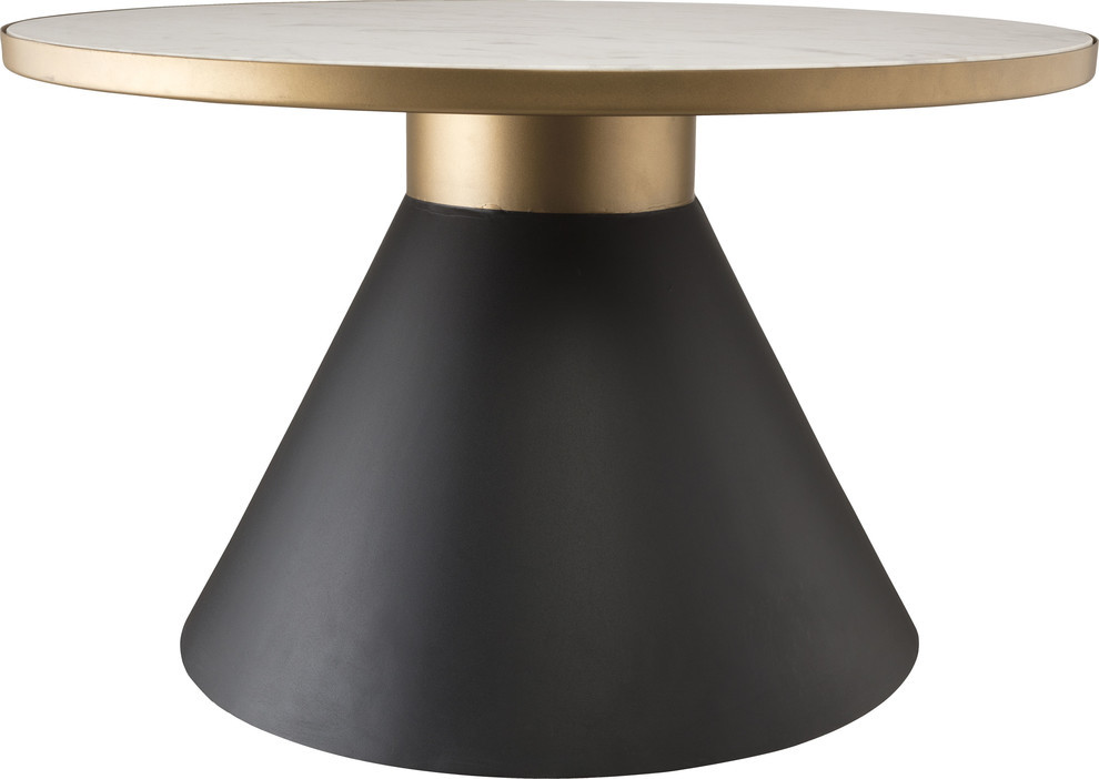 Richard Marble Cocktail Table   Transitional   Coffee Tables   by HedgeApple  Houzz