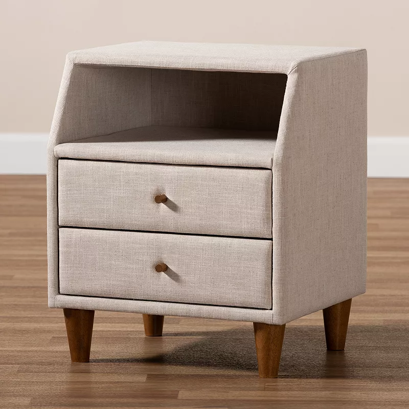 Baxton Studio Claverie Nightstand