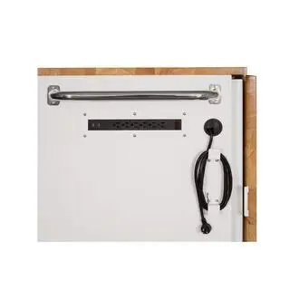 CZHusky 46 in. W x 51 in. D Standard Duty 9-Drawer Mobile Workbench with Solid Top Full Length Extension Table in Gloss White