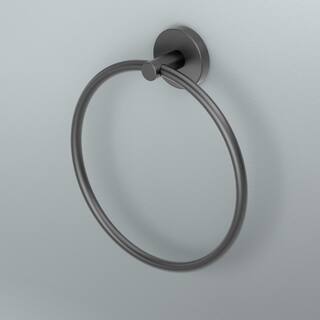 Gatco Level Towel Ring in Matte Black 5342MX