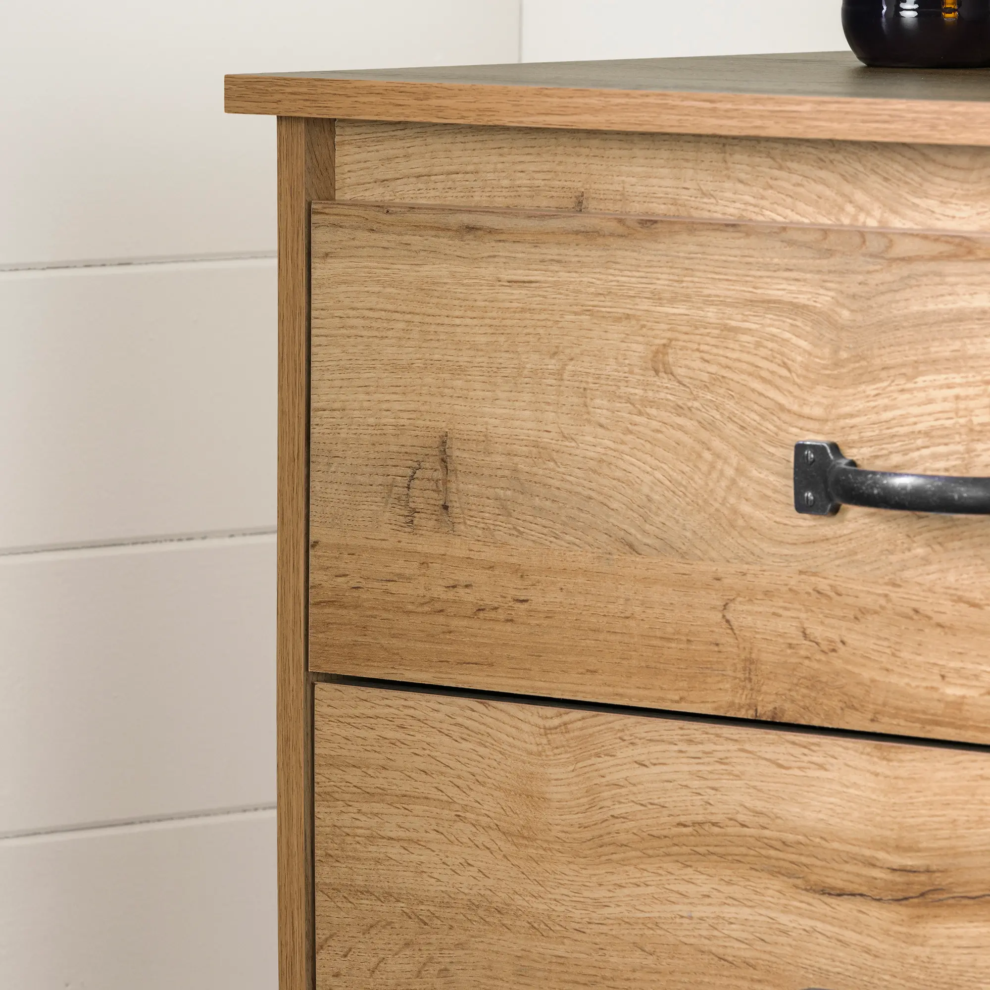 Tassio Light Oak 6 Drawer Double Dresser