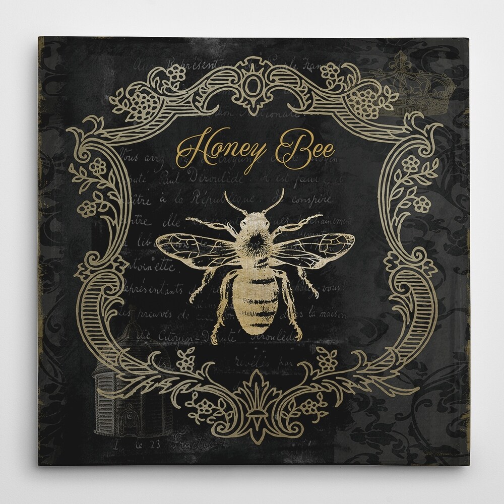 Royal Honey Bee II   Premium Gallery Wrapped Canvas   4 Sizes Available