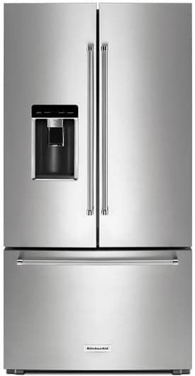 KitchenAid 23.8 Cu. Ft. PrintShield Stainless Steel Counter-Depth French Door Refrigerator