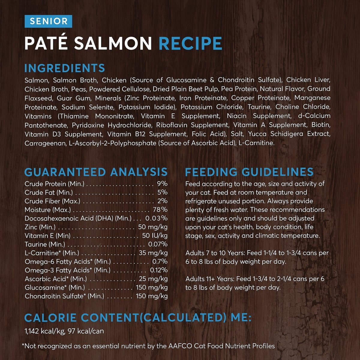 American Journey Senior Pate Salmon Recipe Canned Cat Food