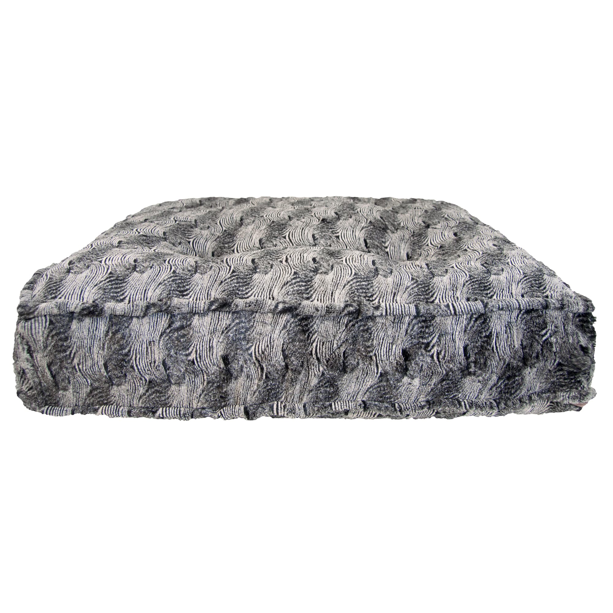 Bessie and Barnie Arctic Seal Luxury Extra Plush Faux Fur Rectangle Dog Bed， 28